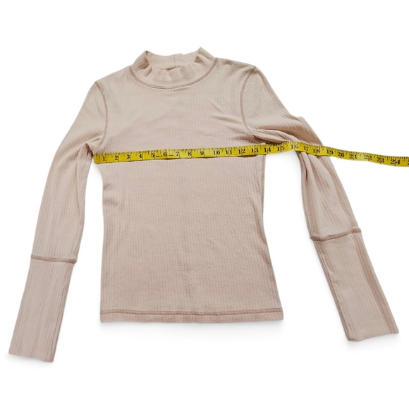 Free People Intimately Rickie Long Sleeve Top In Smoked Pink Size XS - Picture 7 of 8